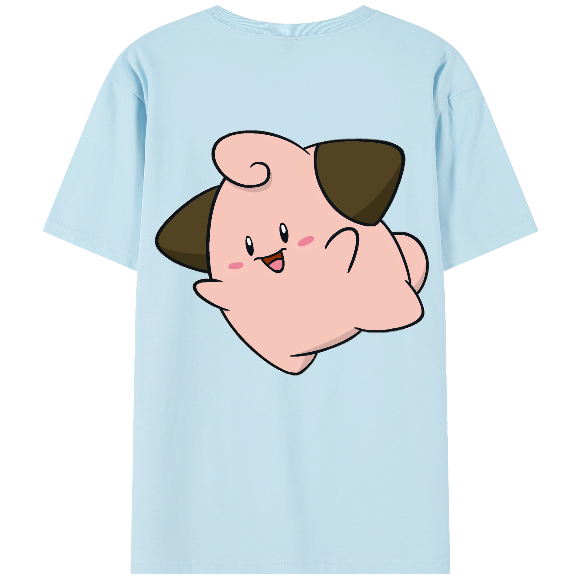 （画像用） ポケットモンスター Pokémon 綿100％半袖Tシャツ（背面プリント）